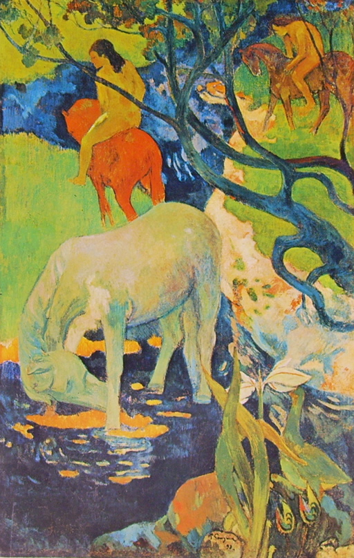 Paul Gauguin-cavallo bianco